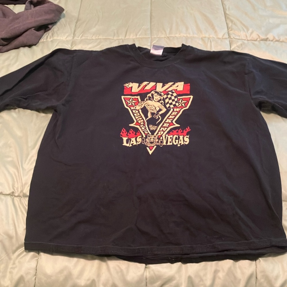 Rockabilly Viva Las Vegas 12 long sleeve tshirt XL